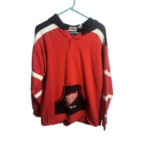 winning goal boys detroit red wings pullover hooded sweatshirt hoodie size XL 18